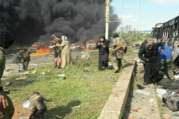 افزایش کشته‌های انفجار حلب به ۱۱۲ تن